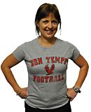 Bon temps football t shirt women's cheap
